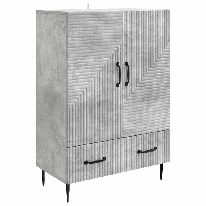 Bufet cu sertar Gri Beton 66 x 34,5 x 95 cm Lemn prelucrat - WALTI WALTI