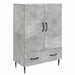 Bufet cu sertar Gri Beton 66 x 34,5 x 95 cm Lemn prelucrat - WALTI WALTI