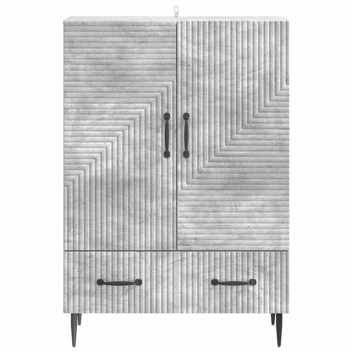 Bufet cu sertar Gri Beton 66 x 34,5 x 95 cm Lemn prelucrat - WALTI WALTI