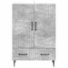 Bufet cu sertar Gri Beton 66 x 34,5 x 95 cm Lemn prelucrat - WALTI WALTI