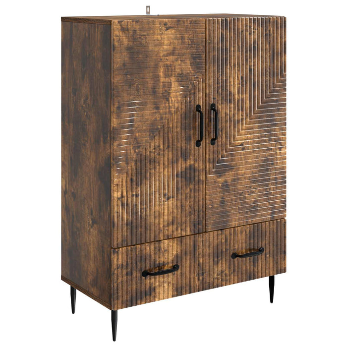 Bufet cu sertar Stejar fumuriu 66 x 34,5 x 95 cm Lemn prelucrat - WALTI WALTI