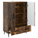 Bufet cu sertar Stejar fumuriu 66 x 34,5 x 95 cm Lemn prelucrat - WALTI WALTI