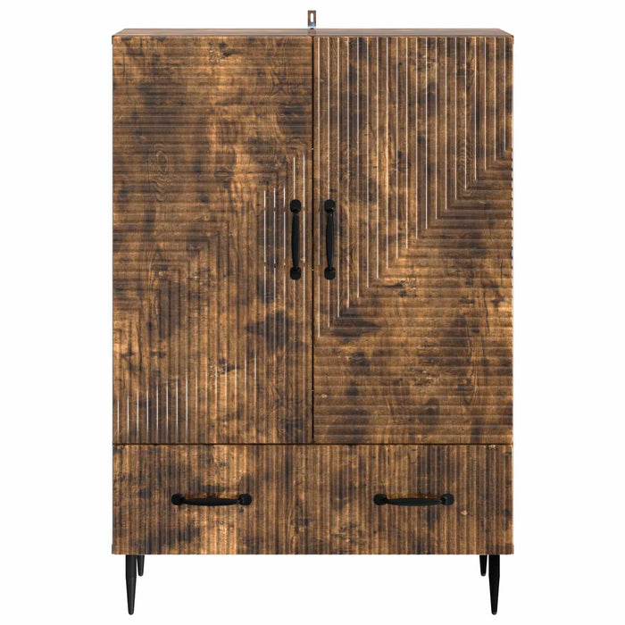 Bufet cu sertar Stejar fumuriu 66 x 34,5 x 95 cm Lemn prelucrat - WALTI WALTI