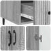 Bufet cu sertar Sonoma gri 66 x 34,5 x 95 cm Lemn prelucrat - WALTI WALTI