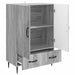 Bufet cu sertar Sonoma gri 66 x 34,5 x 95 cm Lemn prelucrat - WALTI WALTI