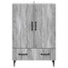 Bufet cu sertar Sonoma gri 66 x 34,5 x 95 cm Lemn prelucrat - WALTI WALTI