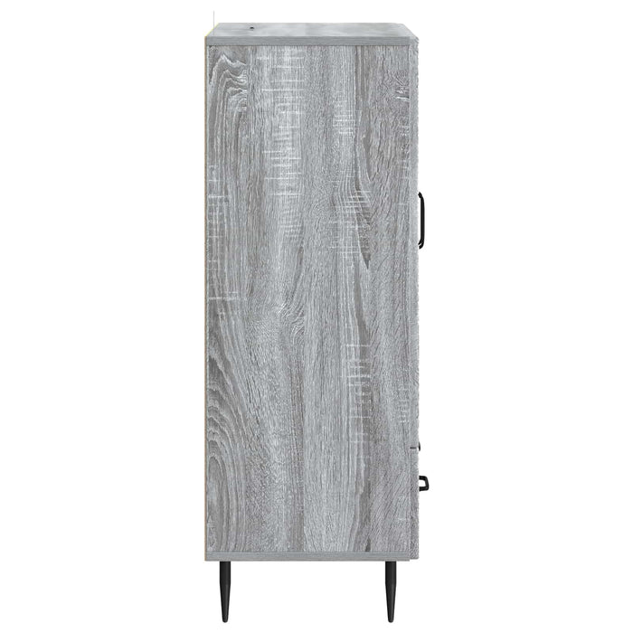 Bufet cu sertar Sonoma gri 66 x 34,5 x 95 cm Lemn prelucrat - WALTI WALTI