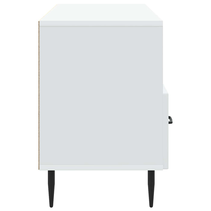Cabinet TV cu sertar Alb 102 x 34,5 x 50 cm Lemn prelucrat - WALTI WALTI