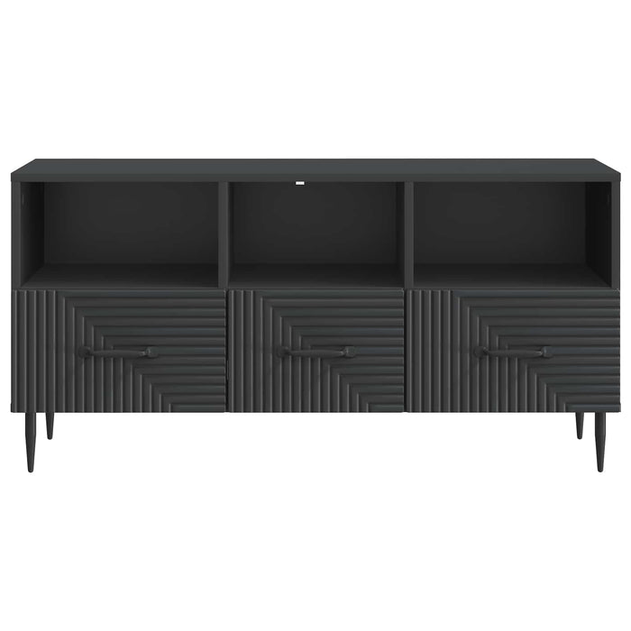 Cabinet TV cu sertar Negru 102 x 34,5 x 50 cm Lemn prelucrat - WALTI WALTI