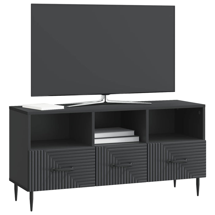Cabinet TV cu sertar Negru 102 x 34,5 x 50 cm Lemn prelucrat - WALTI WALTI