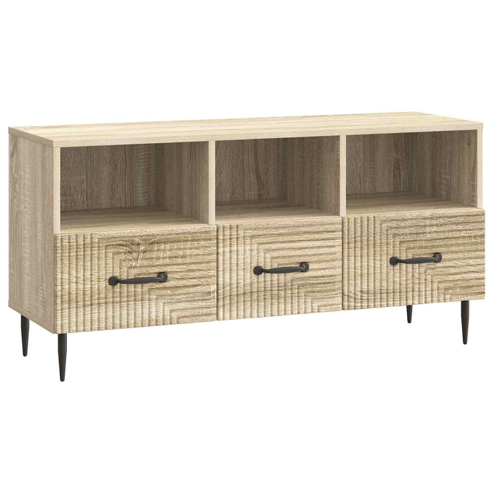 Cabinet TV Stejar Sonoma 102 x 34,5 x 50 cm Lemn prelucrat - WALTI WALTI