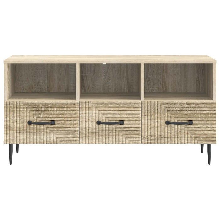 Cabinet TV Stejar Sonoma 102 x 34,5 x 50 cm Lemn prelucrat - WALTI WALTI