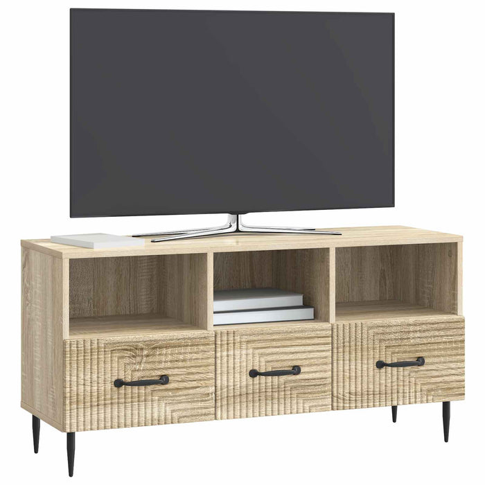 Cabinet TV Stejar Sonoma 102 x 34,5 x 50 cm Lemn prelucrat - WALTI WALTI
