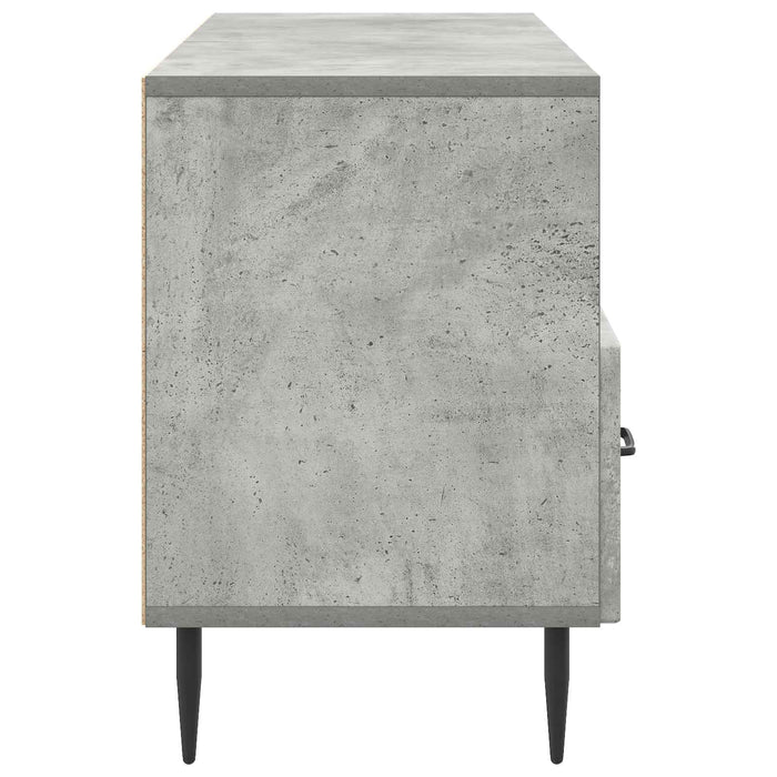 Cabinet TV Gri Beton 102 x 34,5 x 50 cm Lemn prelucrat - WALTI WALTI