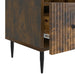 Cabinet TV Stejar fumuriu 102 x 34,5 x 50 cm Lemn prelucrat - WALTI WALTI