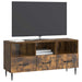 Cabinet TV Stejar fumuriu 102 x 34,5 x 50 cm Lemn prelucrat - WALTI WALTI