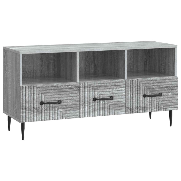 Cabinet TV Sonoma gri 102 x 34,5 x 50 cm Lemn prelucrat - WALTI WALTI