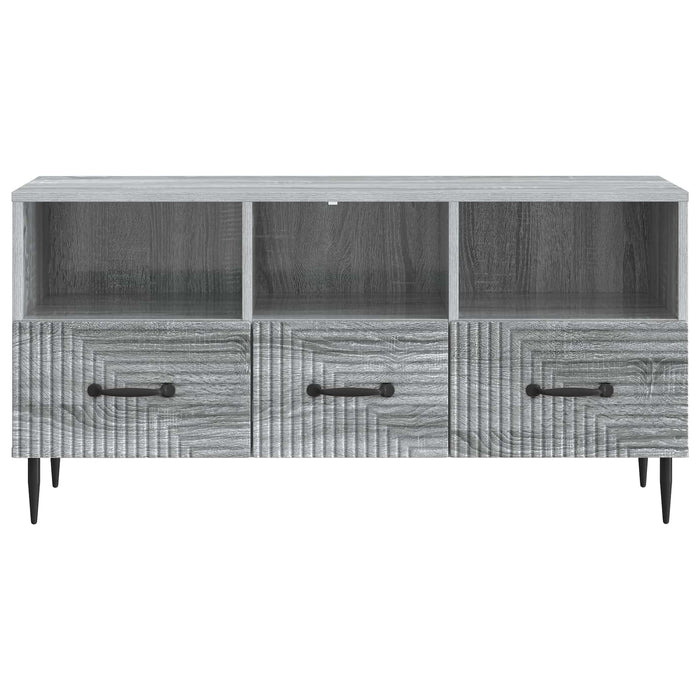 Cabinet TV Sonoma gri 102 x 34,5 x 50 cm Lemn prelucrat - WALTI WALTI