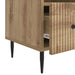 Cabinet TV Stejar Artizanal 102 x 34,5 x 50 cm Lemn prelucrat - WALTI WALTI