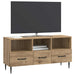 Cabinet TV Stejar Artizanal 102 x 34,5 x 50 cm Lemn prelucrat - WALTI WALTI
