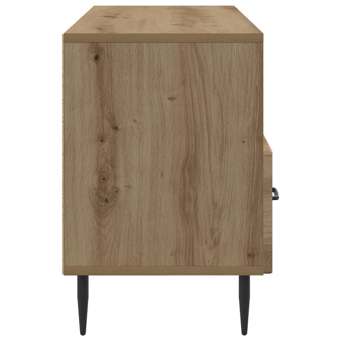 Cabinet TV Stejar Artizanal 102 x 34,5 x 50 cm Lemn prelucrat - WALTI WALTI