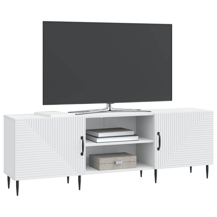 Cabinet TV Alb 150 x 31 x 50 cm Lemn prelucrat - WALTI WALTI
