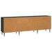 Cabinet TV Negru 150 x 31 x 50 cm Lemn prelucrat - WALTI WALTI
