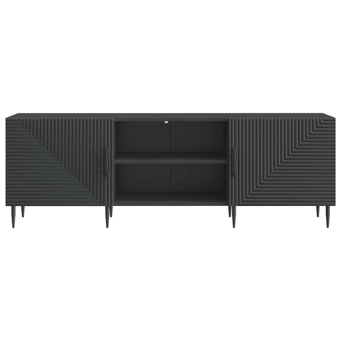 Cabinet TV Negru 150 x 31 x 50 cm Lemn prelucrat - WALTI WALTI