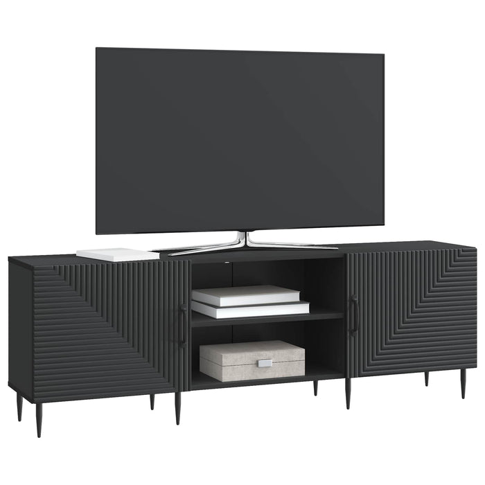 Cabinet TV Negru 150 x 31 x 50 cm Lemn prelucrat - WALTI WALTI