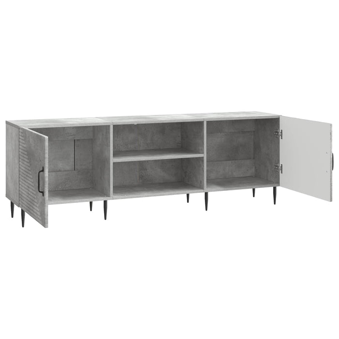 Cabinet TV Gri Beton 150 x 31 x 50 cm Lemn prelucrat - WALTI WALTI
