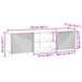 Cabinet TV Stejar fumuriu 150 x 31 x 50 cm Lemn prelucrat - WALTI WALTI