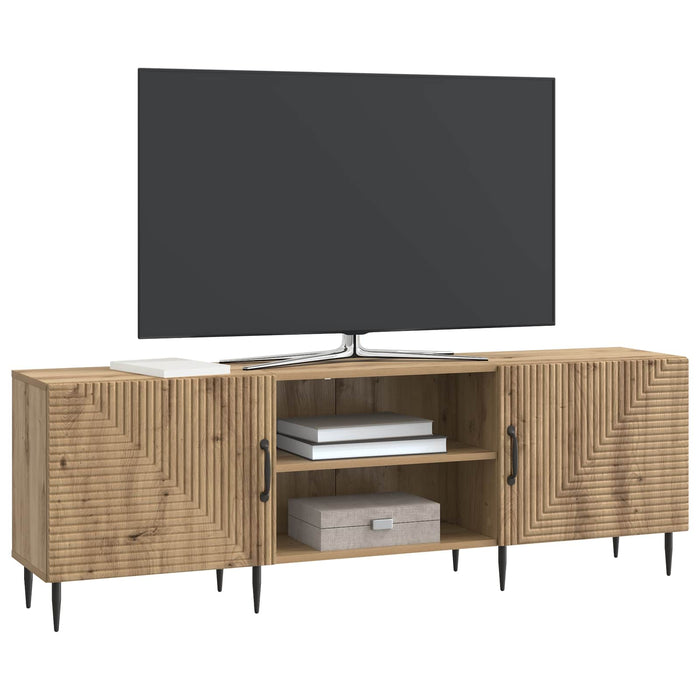 Cabinet TV Stejar Artizanal 150 x 31 x 50 cm Lemn prelucrat - WALTI WALTI