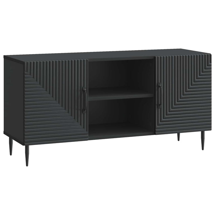 Cabinet TV Negru 102 x 34,5 x 50 cm Lemn prelucrat - WALTI WALTI