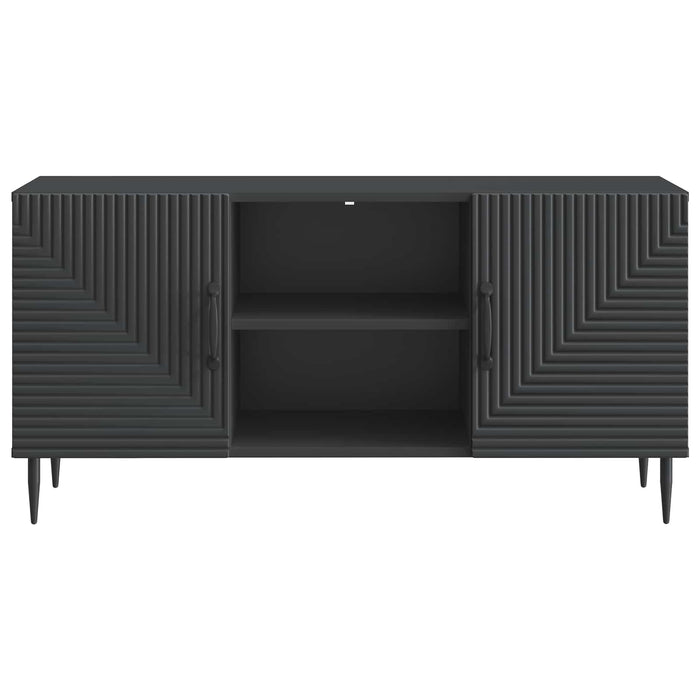 Cabinet TV Negru 102 x 34,5 x 50 cm Lemn prelucrat - WALTI WALTI