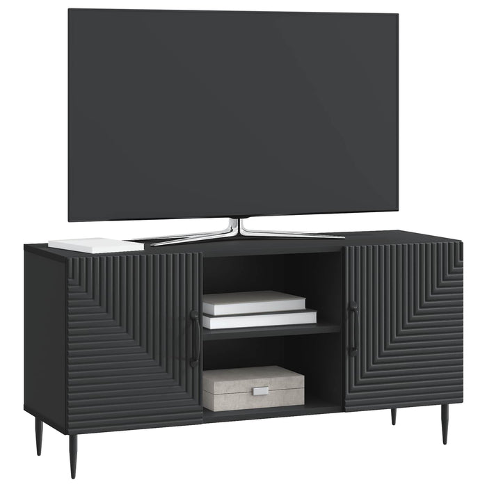 Cabinet TV Negru 102 x 34,5 x 50 cm Lemn prelucrat - WALTI WALTI