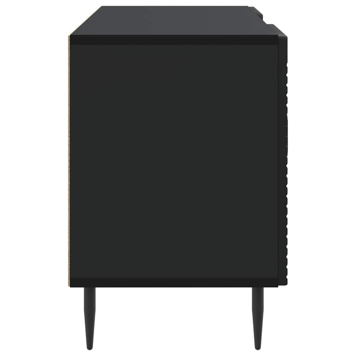 Cabinet TV Negru 102 x 34,5 x 50 cm Lemn prelucrat - WALTI WALTI