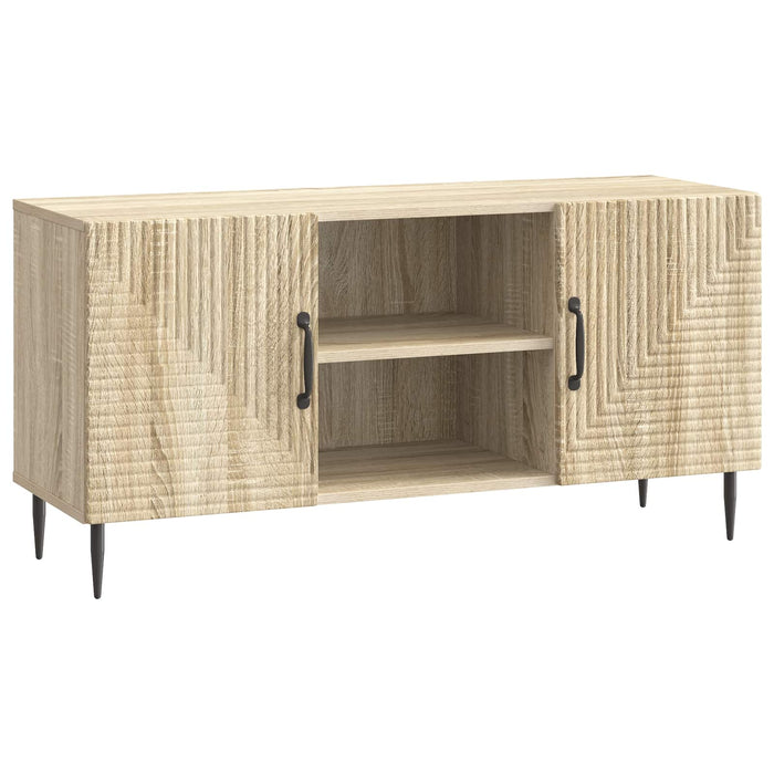 Cabinet TV Stejar Sonoma 102 x 34,5 x 50 cm Lemn prelucrat - WALTI WALTI