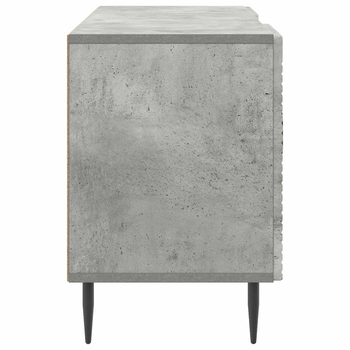 Cabinet TV Gri Beton 102 x 34,5 x 50 cm Lemn prelucrat - WALTI WALTI