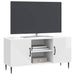 Cabinet TV Alb foarte lucios 102 x 34,5 x 50 cm Lemn prelucrat - WALTI WALTI