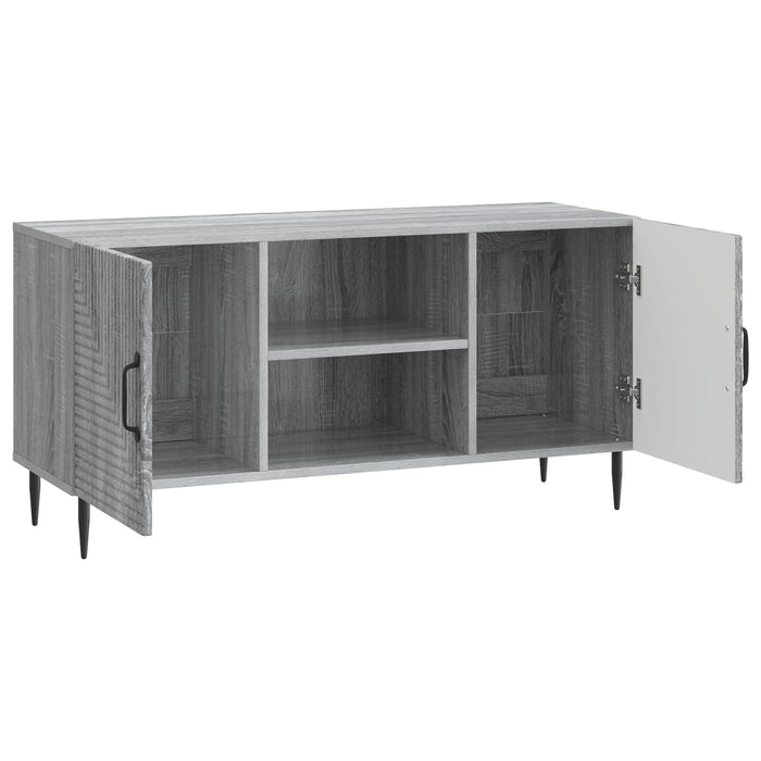 Cabinet TV Sonoma gri 102 x 34,5 x 50 cm Lemn prelucrat - WALTI WALTI