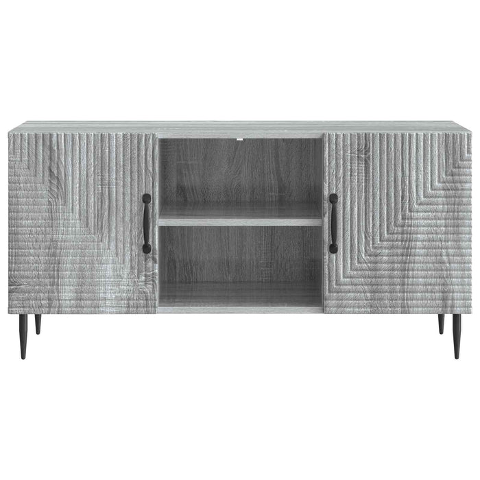 Cabinet TV Sonoma gri 102 x 34,5 x 50 cm Lemn prelucrat - WALTI WALTI
