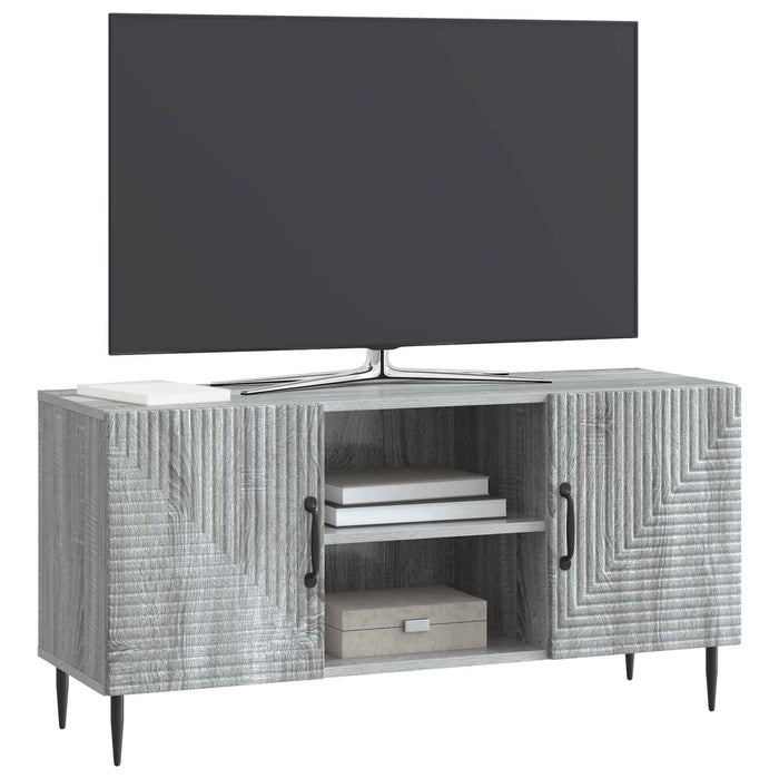Cabinet TV Sonoma gri 102 x 34,5 x 50 cm Lemn prelucrat - WALTI WALTI