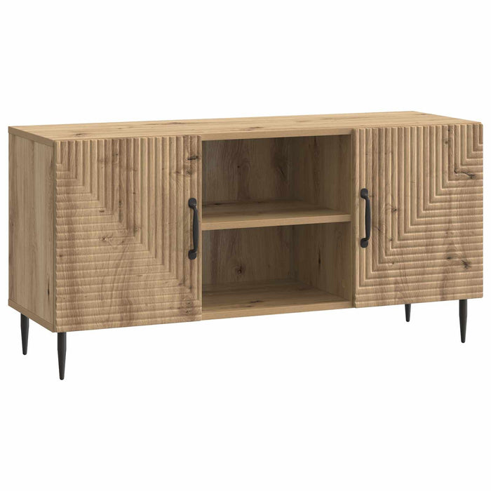 Cabinet TV Stejar Artizanal 102 x 34,5 x 50 cm Lemn prelucrat - WALTI WALTI