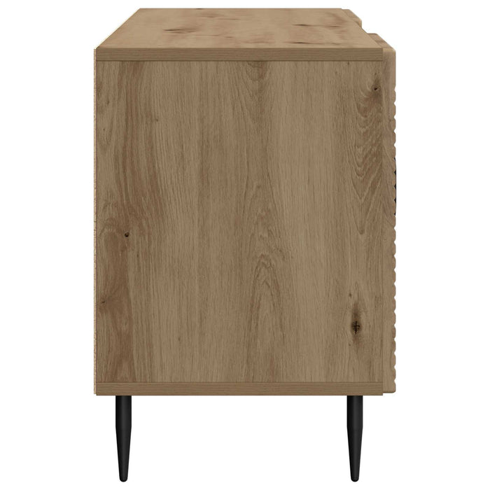 Cabinet TV Stejar Artizanal 102 x 34,5 x 50 cm Lemn prelucrat - WALTI WALTI