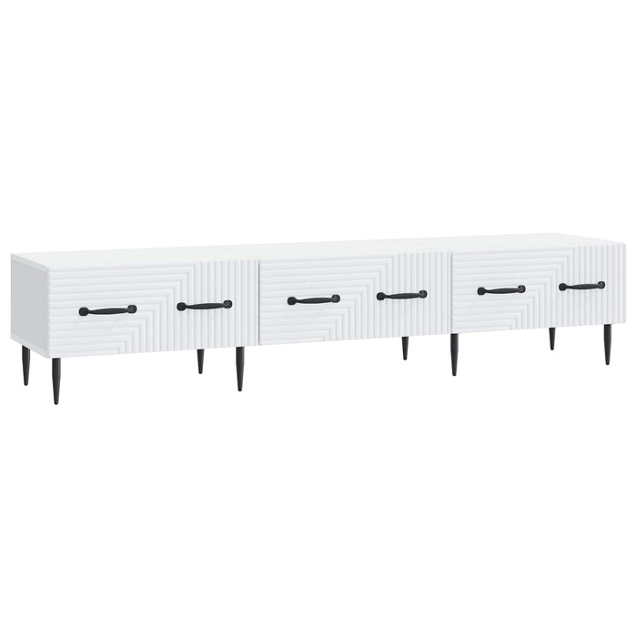 Cabinet TV cu sertar Alb 147 x 34,5 x 30 cm Lemn prelucrat - WALTI WALTI