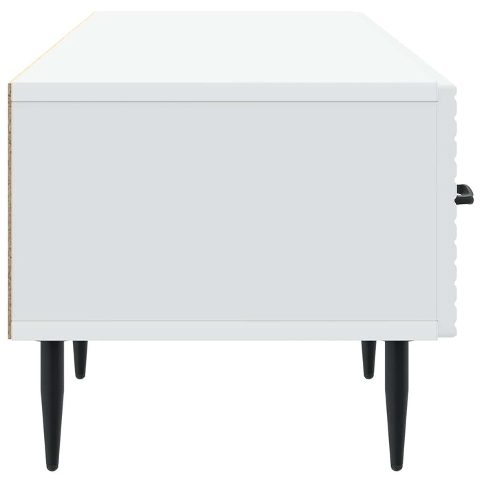 Cabinet TV cu sertar Alb 147 x 34,5 x 30 cm Lemn prelucrat - WALTI WALTI