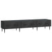 Cabinet TV cu sertar Negru 147 x 34,5 x 30 cm Lemn prelucrat - WALTI WALTI