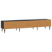 Cabinet TV cu sertar Negru 147 x 34,5 x 30 cm Lemn prelucrat - WALTI WALTI