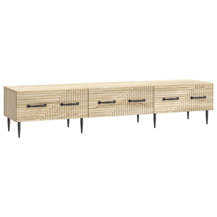 Cabinet TV Stejar Sonoma 147 x 34,5 x 30 cm Lemn prelucrat - WALTI WALTI