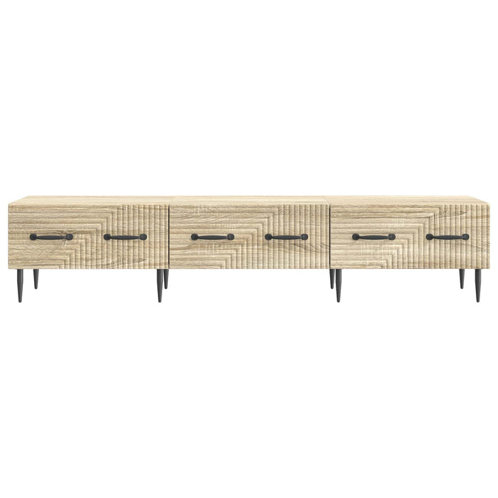 Cabinet TV Stejar Sonoma 147 x 34,5 x 30 cm Lemn prelucrat - WALTI WALTI